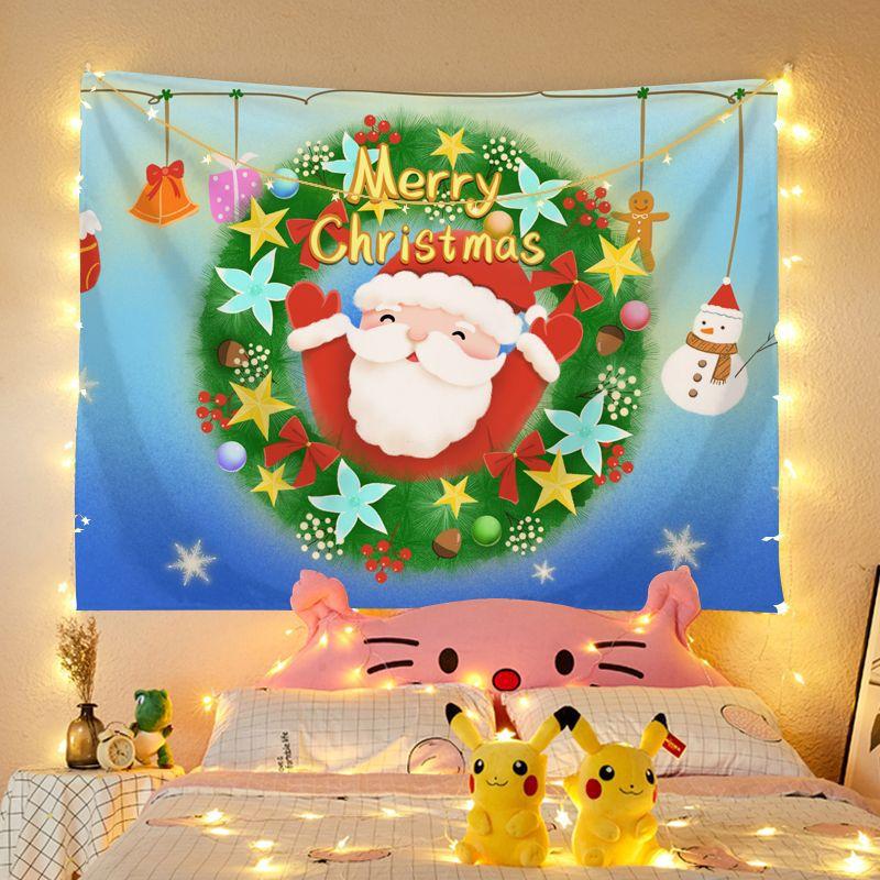 Рождественский гобелен для комнаты фон ткань Праздничный гобелен гобелен висит картина — фото 7