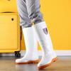 Military-Style Non-Slip White Rubber Boots for Men and Women - Thickened Wading Work Shoes