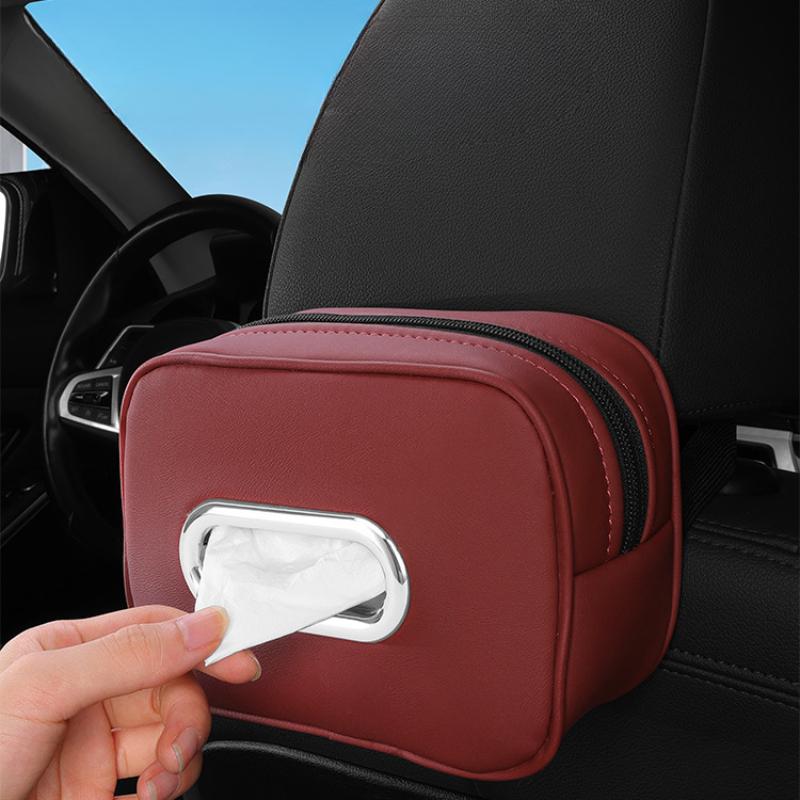 1pcs Universal Car Interior Seat Back Tissue Storage Bag Accessories Toilet Paper Organizer