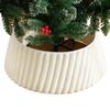Soft Tree Bottom Cover Christmas Tree Skirt for Lower Hardware Coverage In Winter Room Display and Indoor Placement