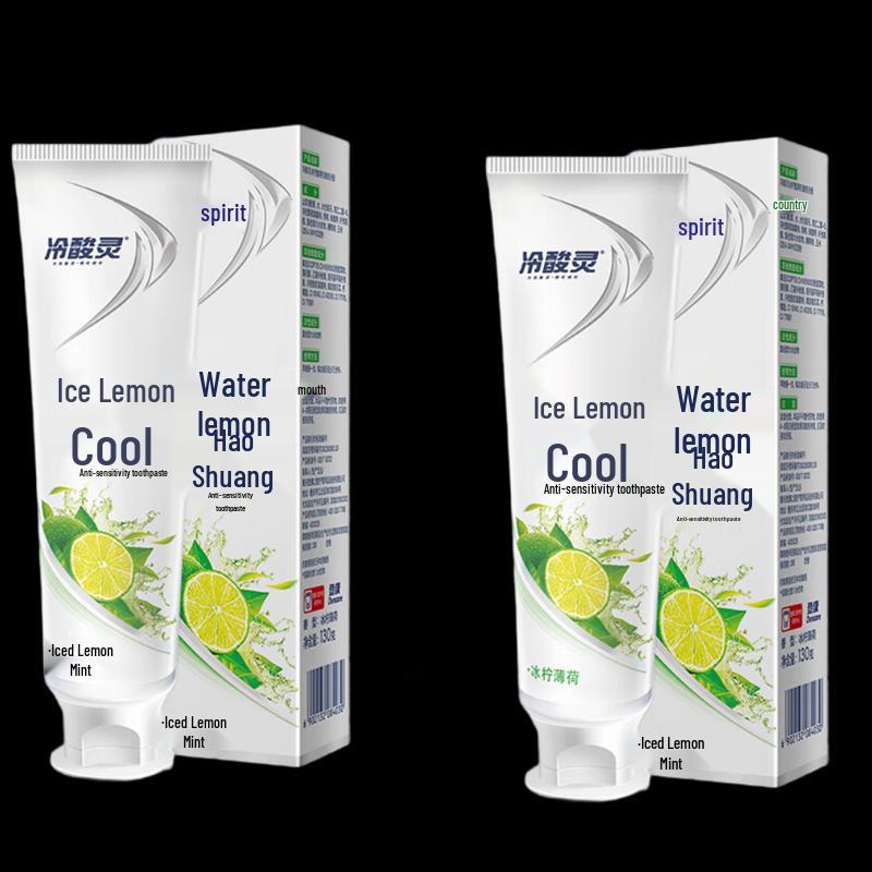 

Lengsuanling Ice Lemon Cool Sensitive Teeth Whitening Toothpaste Twin Pack