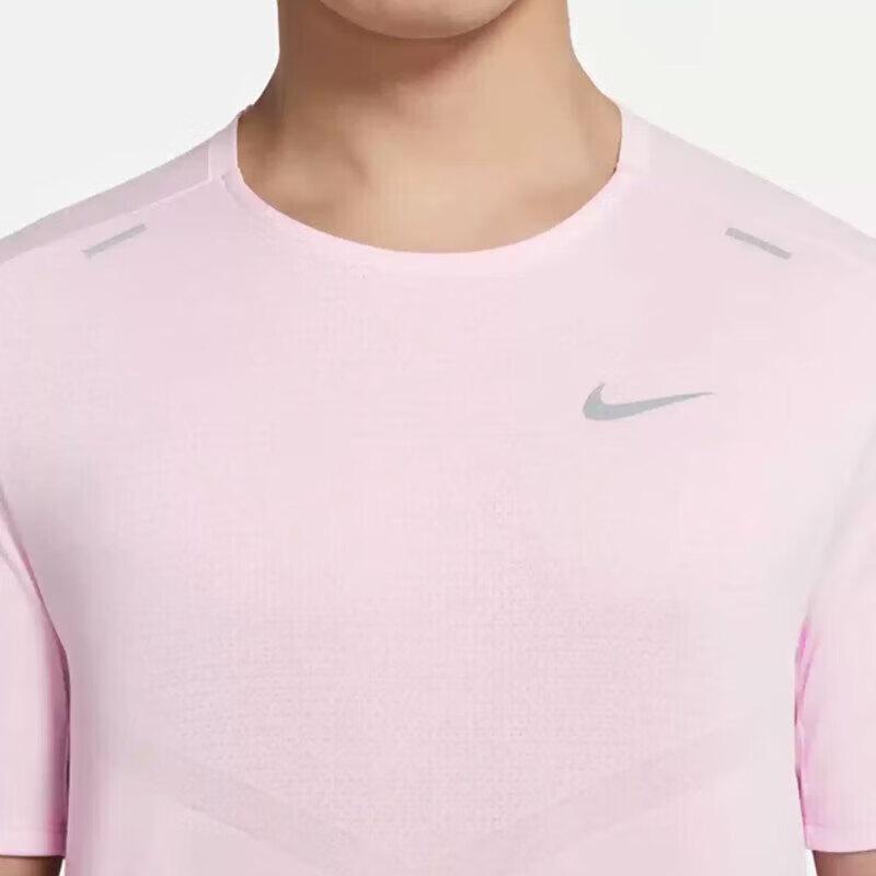 Nike T-shirt Asciugatura Rapida Unisex Rosa Girocollo CZ9185-664