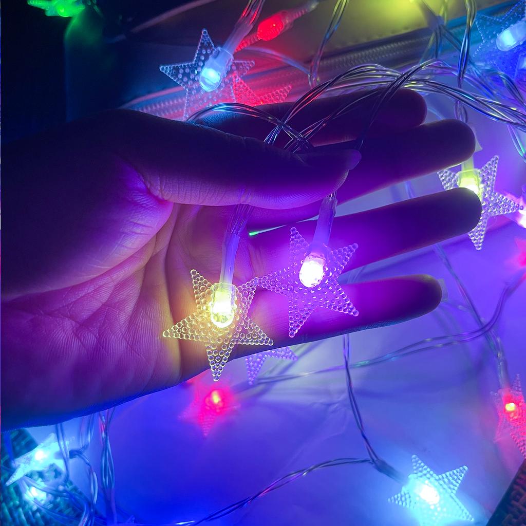USB/Battery Box LED Stars String Lights Fairy String Outdoor Lamp Home Room Christmas Holiday Wedding Party Lights Decoration