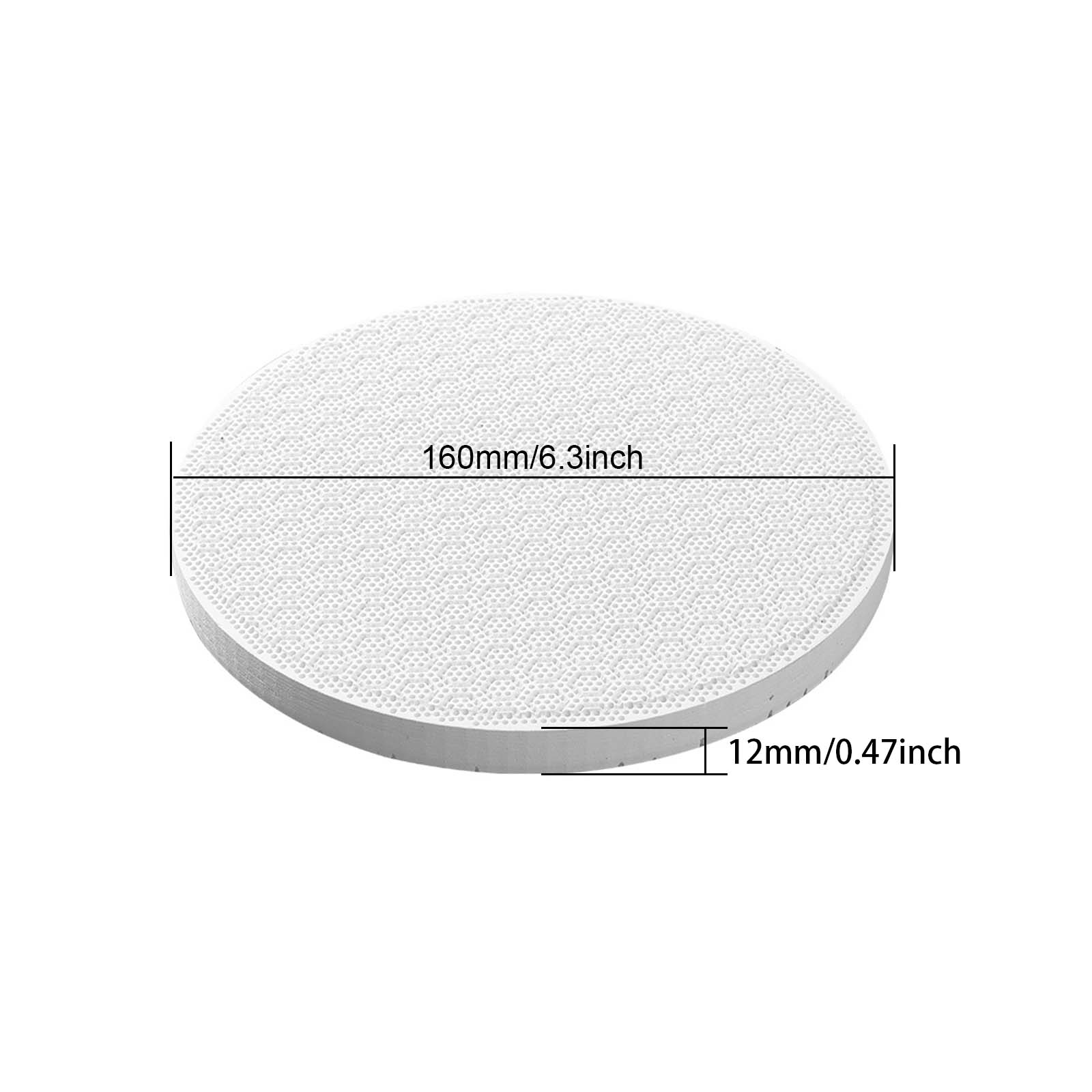 360° Rotating honeycomb ceramic welding plate with dual adjustable clamps, suitable for precision jewelry welding, hands-free operation.