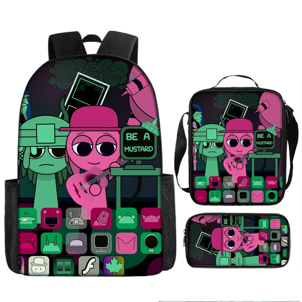 Rhythm Box Schoolbag Cartoon Animation Primary School Third or Fourth Grade Light Burden Reduction Primary and Secondary School Student Storage Bag