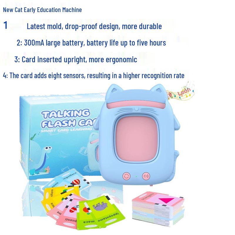 Englischlern-Karteikartenmaschine für Kinder: Frühe Bildung & Sprachentwicklungswerkzeug