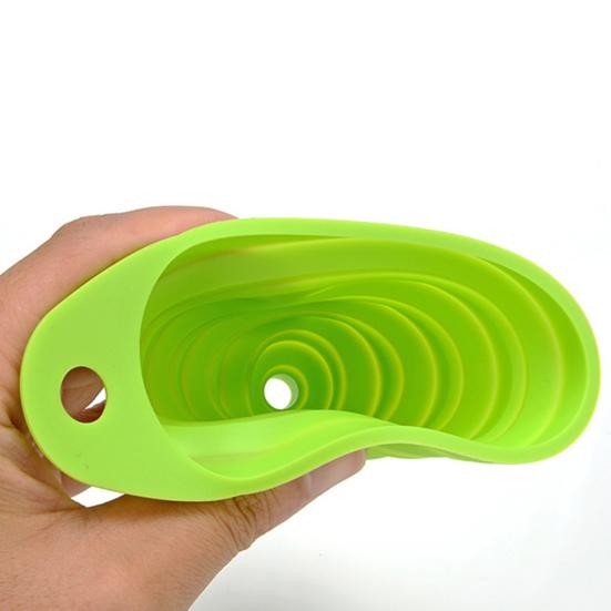 Kitchen Funnel Food-Grade Silicone Foldable Funnel Easy To Clean Collapsible Kitchen Funnel Bottles Vials Perfume Container