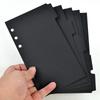 5 Pcs Tabbed Paper A5/A6 Notebook Scrapbook Index Tabs Planner Divider Pages With 6 Holes Back To School Back To School