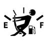 Funny Car Sticker Pull Fuel Tank Pointer Custom Waterproof Cut Out Logo Letter Car Body Transfer Decal Vinyl Bumper Car Stickers