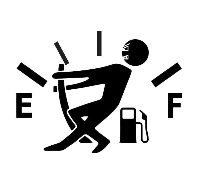 Funny Car Sticker Pull Fuel Tank Pointer Custom Waterproof Cut Out Logo Letter Car Body Transfer Decal Vinyl Bumper Car Stickers
