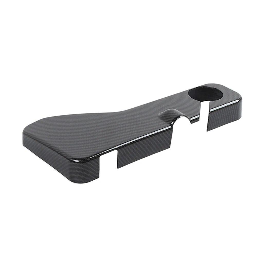 

Капот двигателя автомобиля, крышка охлаждающей жидкости, декоративная крышка, наклейки, накладка для Dodge Challenger Charger 2011-интерьерные молдинги, аксессуары Carbon Fiber Grain