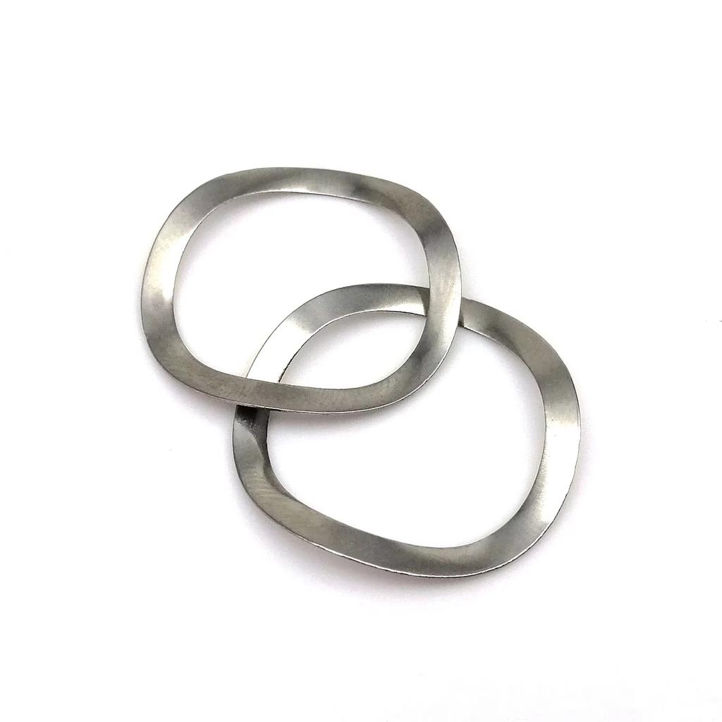 M3 M4 M5 M6 M8 M10 M12 M14 M16 M19 ~M51 Wave Washer 304 Stainless Steel Bearing Shafts Three Wave Crest Type Spring Washer