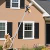 Paint Extension Pole Adjustable Spray Pole Adapter Powder Duster Attachment with Telescopic Wand for Ceiling Coating Indoor