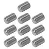 10Pcs 304 Stainless Steel M5 Surfboard Fin Key Grub Screws Fin Replacement Grub Screws