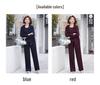 Mom's 2026 Spring Sportswear: Middle-aged & Elderly Women's Elegant Casual Three-Piece Jacket Set for Spring/Autumn.