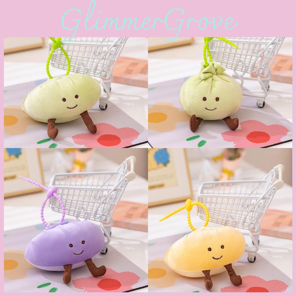 Cartoon Baozi Plush Toy Dangle With Short Plush Material For Home Decor And Gifts