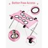 1Pcs Portable Pet Foldable Nail Grooming Bath Hammock Stand Clipping Helper Mesh Bathing Drying Table for Kitten Small Cats