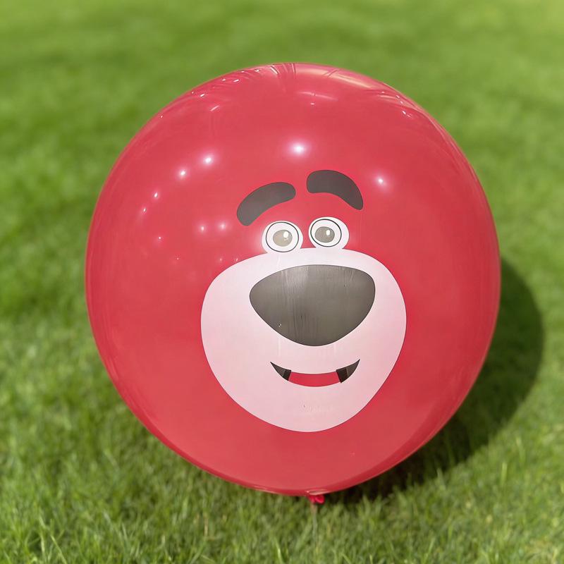 36-Inch Thick Balloon Toy with Designs for Kids - Perfect for Outdoor and Kindergarten Decorations