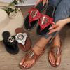 Spring and Summer Footwear Plus Size Flip-flops Sandals Buckle Flat Shoes Women's Shoes
