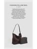 2024 Autumn/Winter High-End Matte Leather Women's Large Capacity Bucket Tote Bag - Versatile for Commuting