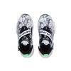 Li Ning Kids Basketball Series Shock Absorption Rebound Letter Print Mid-Top Basketball Shoes Kids basketball shoes Black White YKBS078-11