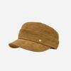 Korean Style Flat Cap Chamois Retro Painter Hat Personality Suede Equestrian Hat  Outdoor