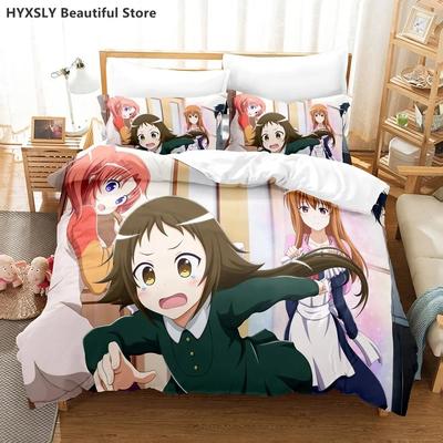 Comfortable Anime Print Duvet Cover Set With Duvet Cover And Pillowcases King Queen Twin Sizes For Boys Girls And Kids