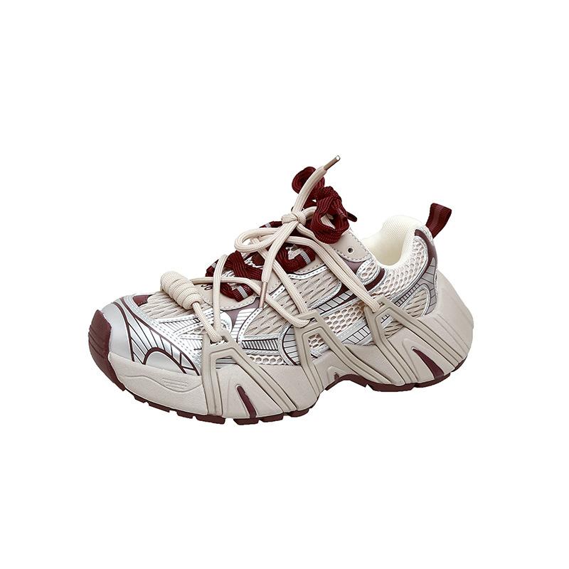 

Grape mother of the same style, length 5cm~ autumn and winter retro mandarin duck with platform casual dad shoes women s genuine leather sports shoes 40