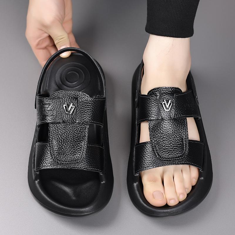 Fashion Comfortable Beach Shoes for Men 2025 New Flats Men's Breathable Stylish Sandals Outdoor Sport Sandals Lightweight Walking Shoes