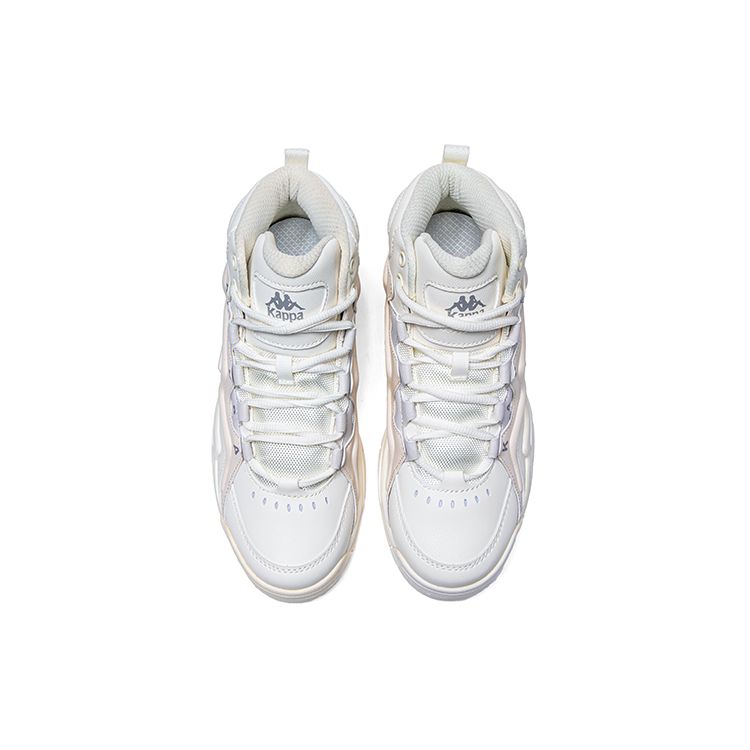 Kappa Retro High-Top Basketball Shoes Unisex sneakers Winter-White Egrets-White K0CZ5CC75-0106