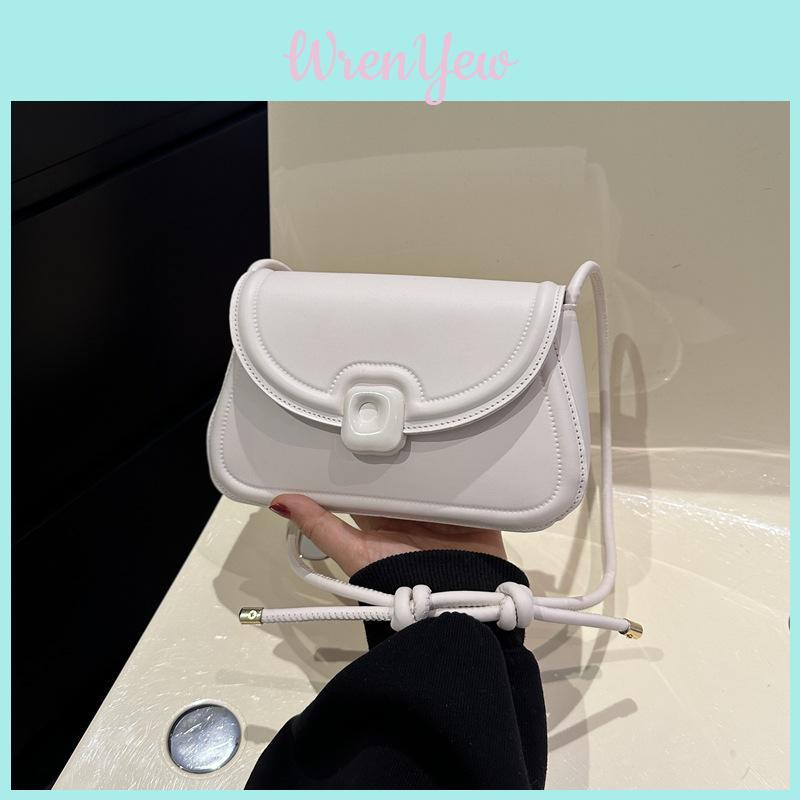 Sleek And Fashion-forward Mini Shoulder Bag For Women Featuring A Unique Square Shape And Soft Material