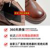 Fleece Leather Martin Boots for Women 2025 Winter New Thick-soled Versatile Short Boots for Women Casual Low-heeled Retro Boots for Women
