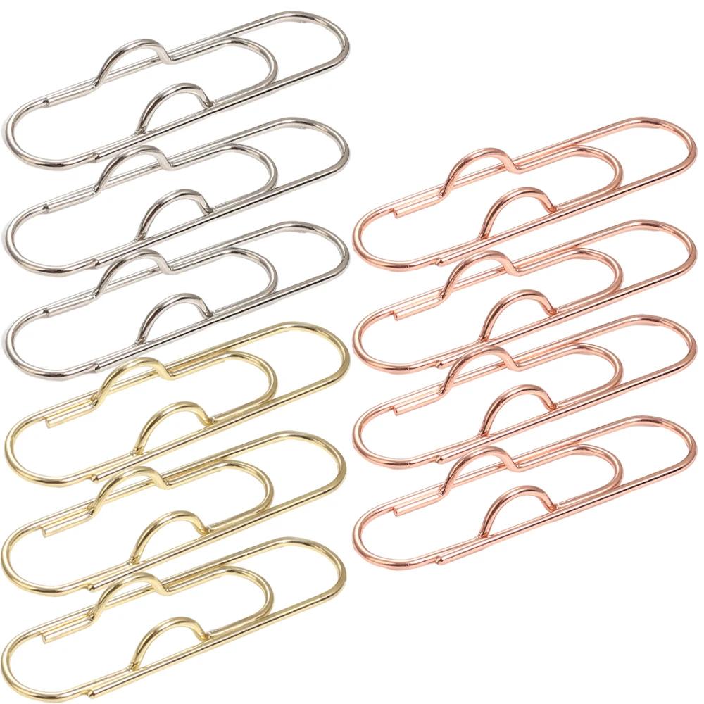 Metall Stifthalter Clips Tragbare Papierfixierklammern Tagebuch Dokument Notizbuch Bilder Pin Tasche Student Büro Schulbedarf