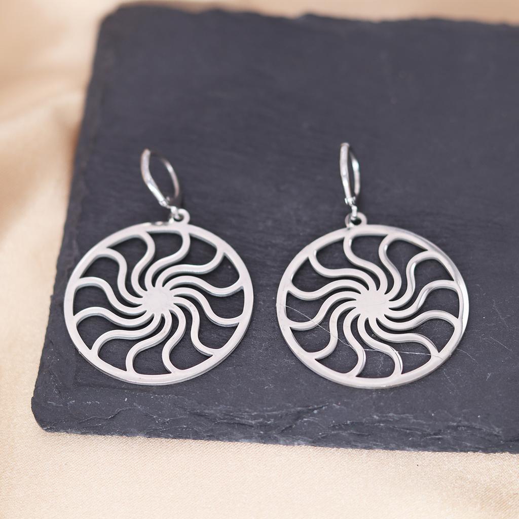 Kinitial Stainless Steel Bulldog Unicorn Dragon Fairy Turtle Sword Death Moth Earrings For Women Trendy Piercing Jewelry