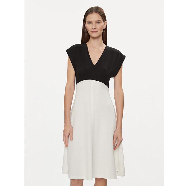 Платье Tommy Hilfiger Shiny Interlock V-Nk Ns Knee Drs EU XS