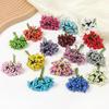 Stamens Artificial Flowers Mini Fake Flowers For Home Decor Wedding Decoration Scrapbooking Garland Crafts Gift Accessories