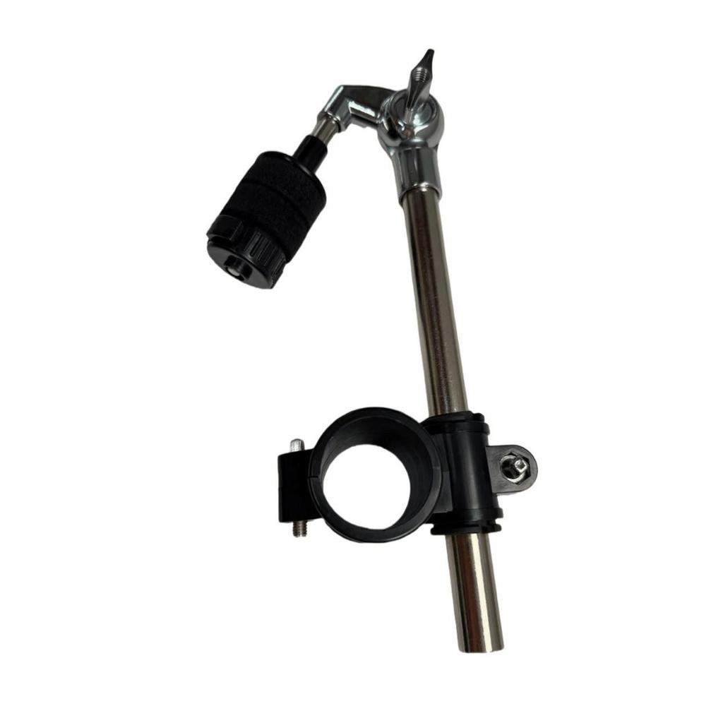 Electronic Drum Trigger and Accessory Bracket Set: T-Junction, Four-Way Connector, Phillips Clip, and Tube Holder.