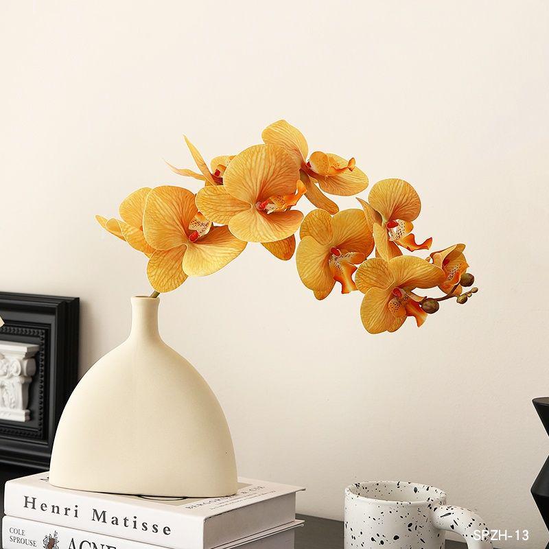 Bionic Phalaenopsis Orchid Artificial Flower Arrangement for Living Room or Coffee Table