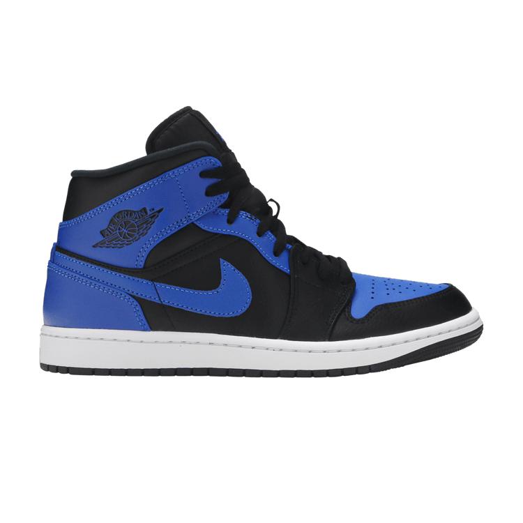 Jordan 1 Mid Hyper Royal Tumbled Leather 40.5