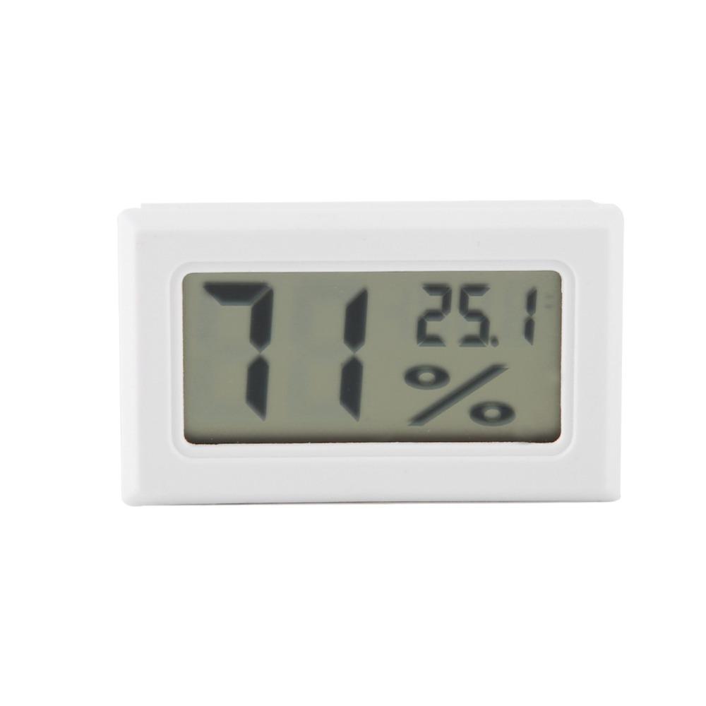 

Mini Size Digital Hygrometer Embedded Design ℃Temperature Unit Humidity Meter Digital Display Temperature Monitor білий