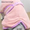 High Absorbent Cat Bathrobe for Dog Pet Bath Towel Quick Dry Bath Coat Soft Bath Robe for Medium Large Dogs Pet Clothes