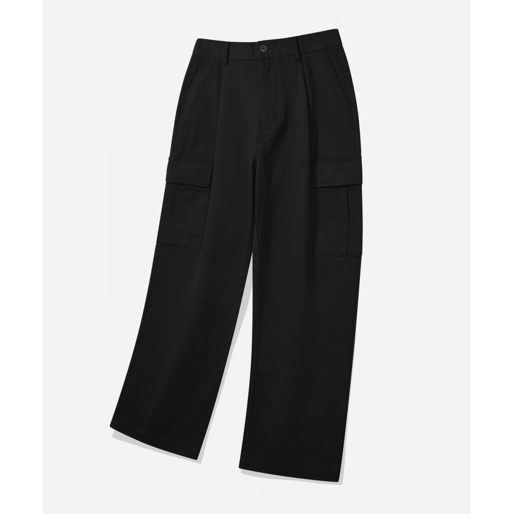 

YALE CARGO POCKET CHINO PANTS BLACK