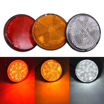 Car Round Tail Lights Motorcycle Brake Stop Marker Lamp Turn Singal Light Warning Light Bulbs