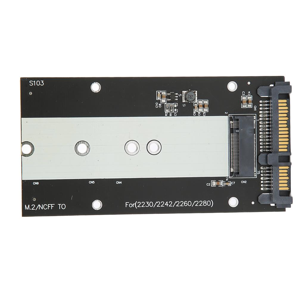 M.2 NGFF To SATA III Converter Adapter 6000MB S Fast Transfer Mass Storage Interface Hard Drive Converter Card