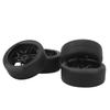 4pcs RC Tires Wheels  S Sets 12mm Hex Wheels  S Rubber Tires Width 26mm for 1Celsius10 RC Racing Car Drifting Car