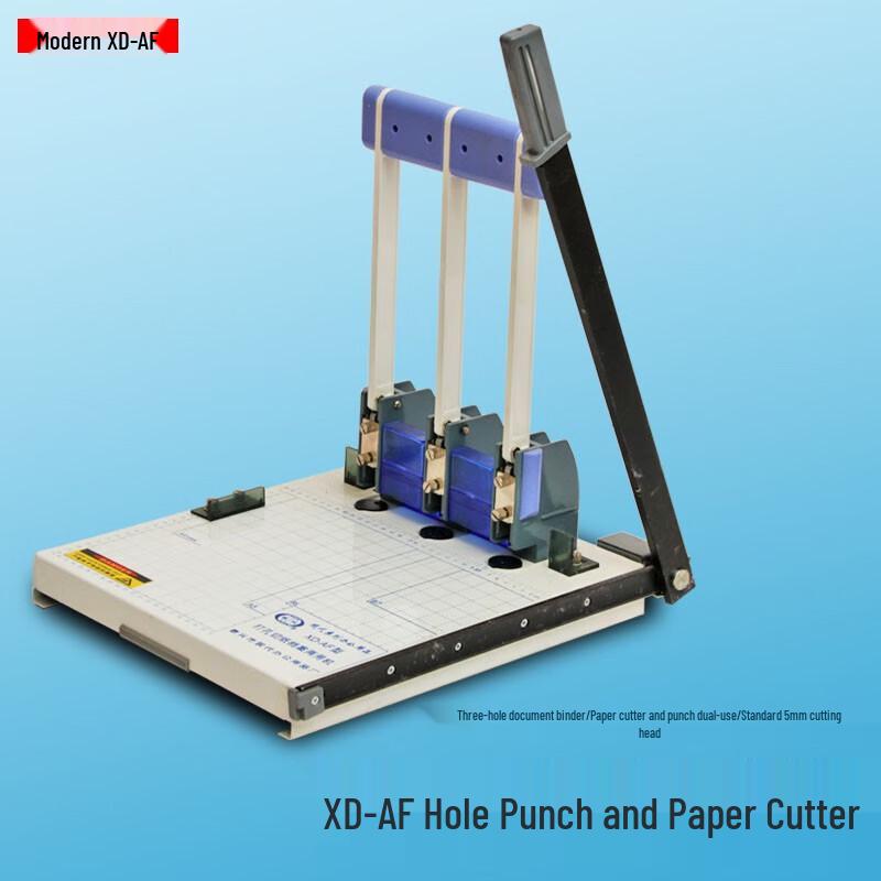 Modern XD-AF Three-Hole Punch Binder CN plug (adapter included)