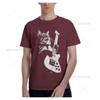 Rock Cat Playing Guitar Funny Guitar Cat Men T-Shirt Hiphop Oversized T Shirt Casual Cotton Daily Four Seasons Streetwear Tees