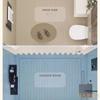 Set flexible Track Magnetic Folding Partition Curtain Bathroom Waterproof Arc-shaped Shower Curtain U-shaped Partition Curtain