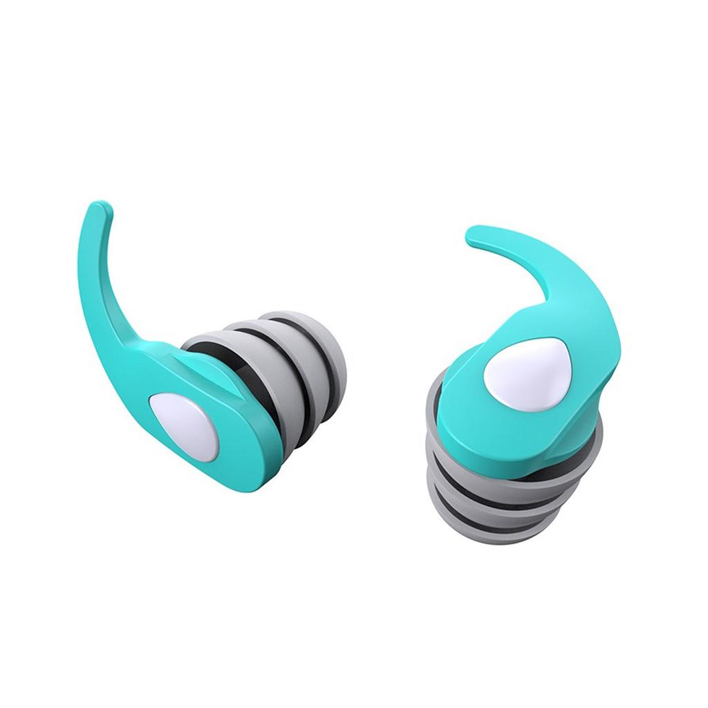 1 Pair Ear Plugs Soft Silicone Noise Reducing Reusable Earplugs For Sleeping Work Studying Travel Concert Snoring