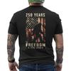 Bigfoot Sasquatch Flag 250 Years 17762026 250th Anniversary Patriotic ON BACK Unisex T-Shirt